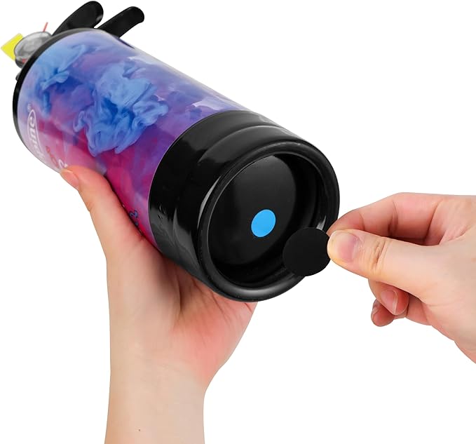 Giant Gender Reveal Fire Extinguisher (2 Pack), 2lb Color Powder Cannon Blasts 20+ Feet, Vibrant Blue Smoke Spray with Non-Toxic Cornstarch, Unique Handheld Party Supplies for Outdoor Baby Reveal