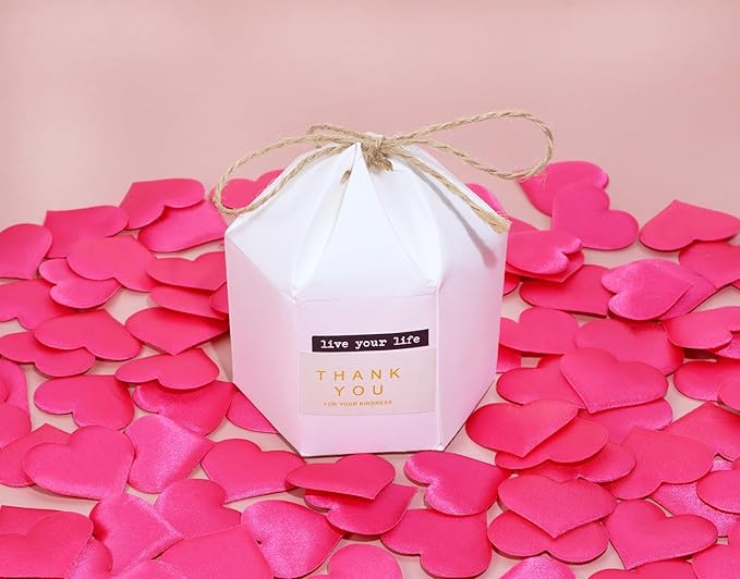 ONLYKXY 200Pcs 3.5cm Big Sponge Confetti Decor Glitter Flower Heart Shape Petals Table Decoration for Wedding Party Valentine's Day Scatter Ponge Petal Confetti (Rose Red)