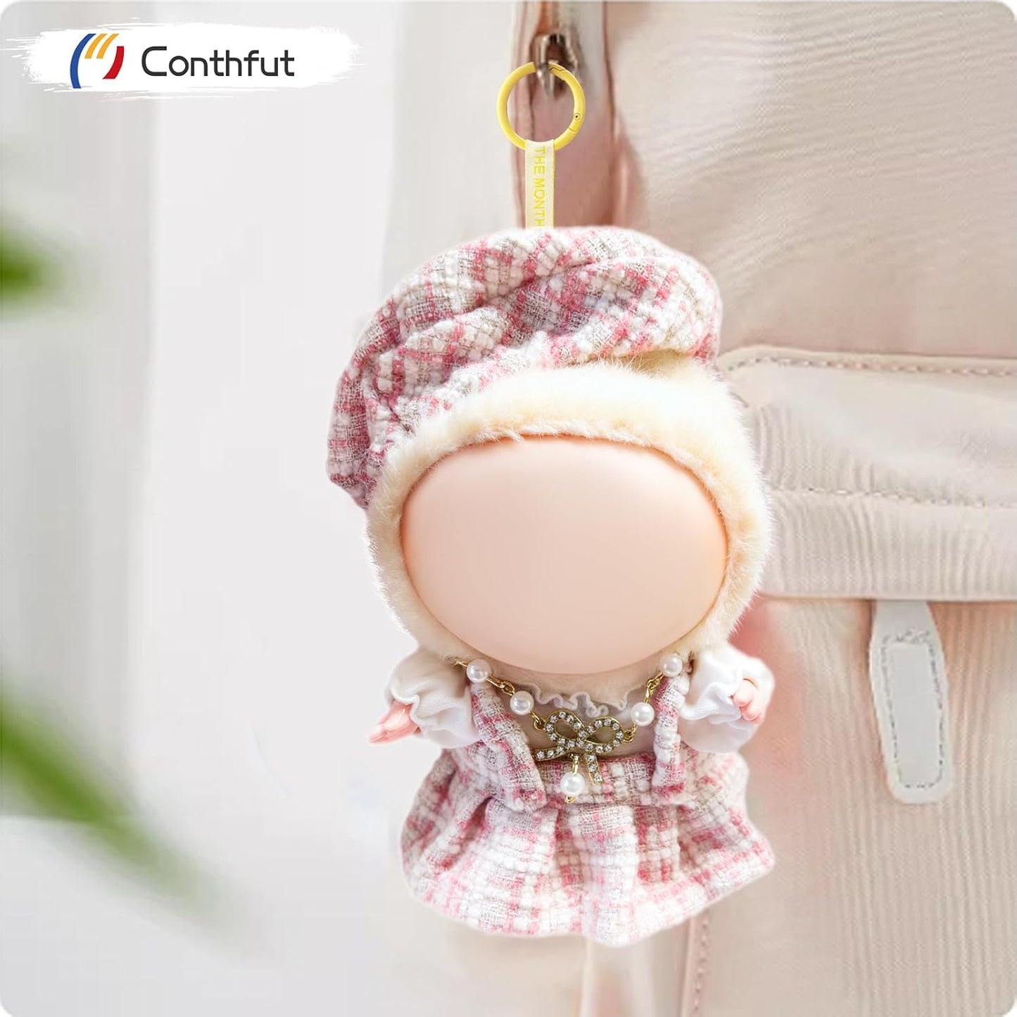 Doll Clothes,17cm/15cm Dolls Outfit Set,Dress for Doll,Stylish Clothes Set Dress Up (No Doll) (Pink)