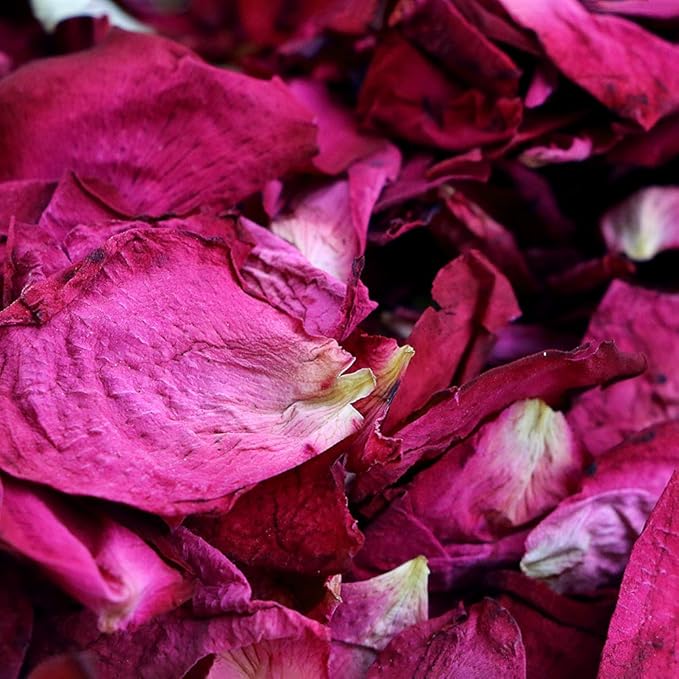 150 Grams/ 5.3 OZ Natural Real Red Rose Flower Petals Dried Rose Petal for Wedding Decoration Bath Foot Bath Wedding Confetti Crafts Accessories (5.3, Ounces)