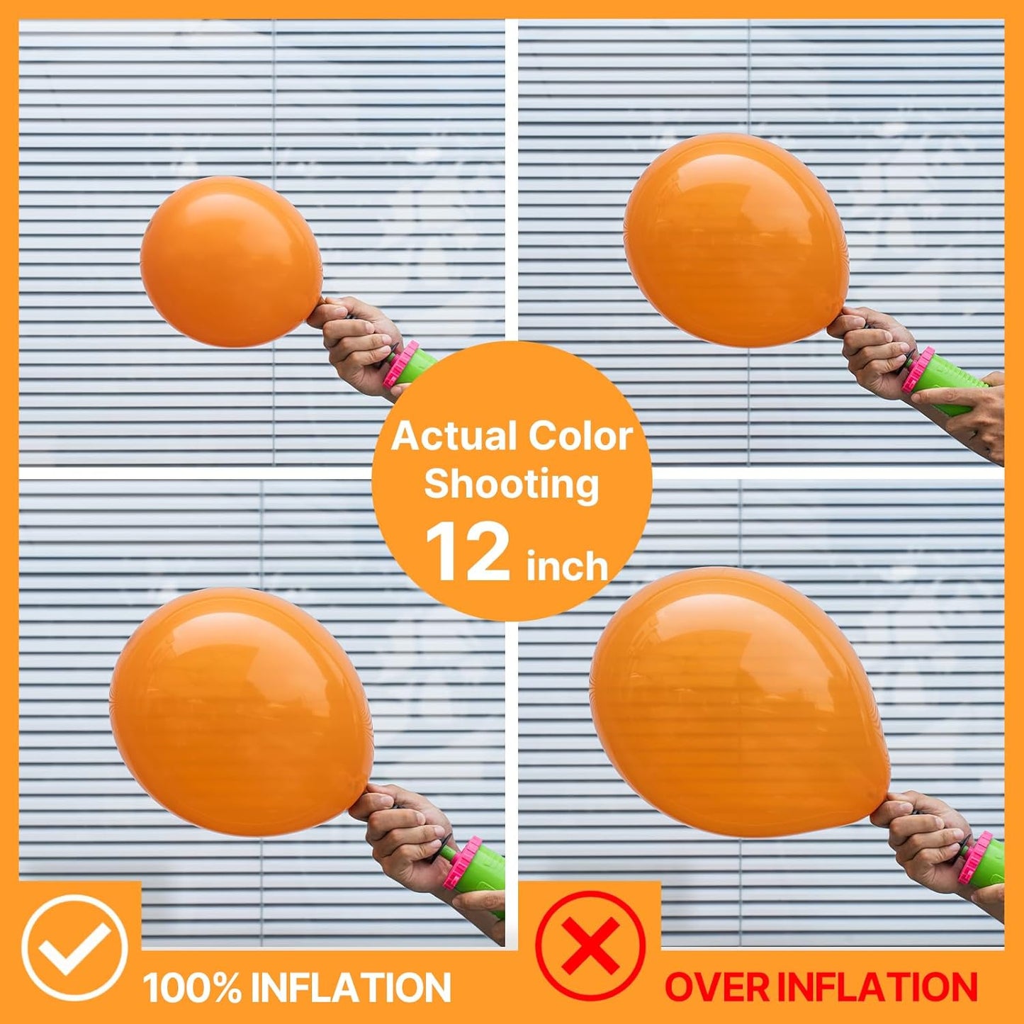 PartyWoo Orange Balloons 50 pcs 5 Inch Small Mini Fall Tangerine Autumn Latex Balloons for Thanksgiving Halloween Little Cutie Wedding Baby Shower Birthday Graduation Party Decorations Orange-Y9