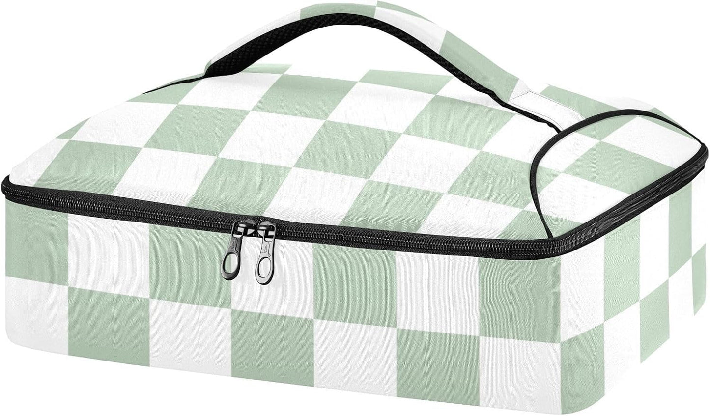 Casserole Carriers for Hot or Cold Food Reusable Casserole Dish Carrier Insulated Thermal Large Capacity Durable Perfect for Party Camping Family Gatherings Yellow Fish