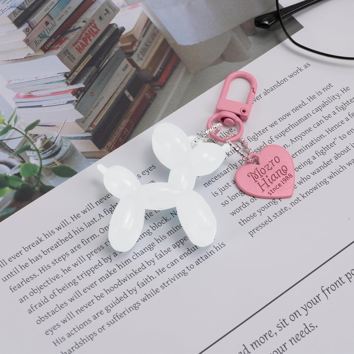 Balloon Dog Keychain Cute Bag Charm Handbag Purse Key Accessories