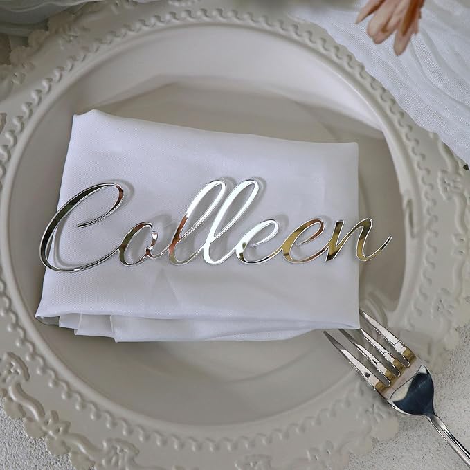 Custom Cake Name Sign, Acrylic Cake Name Plaque,Personalized Cake Name Plate Plaque,Cake Letters,Bonding with Icing,Cake Decoration for Birthday,BabyShower,Wedding