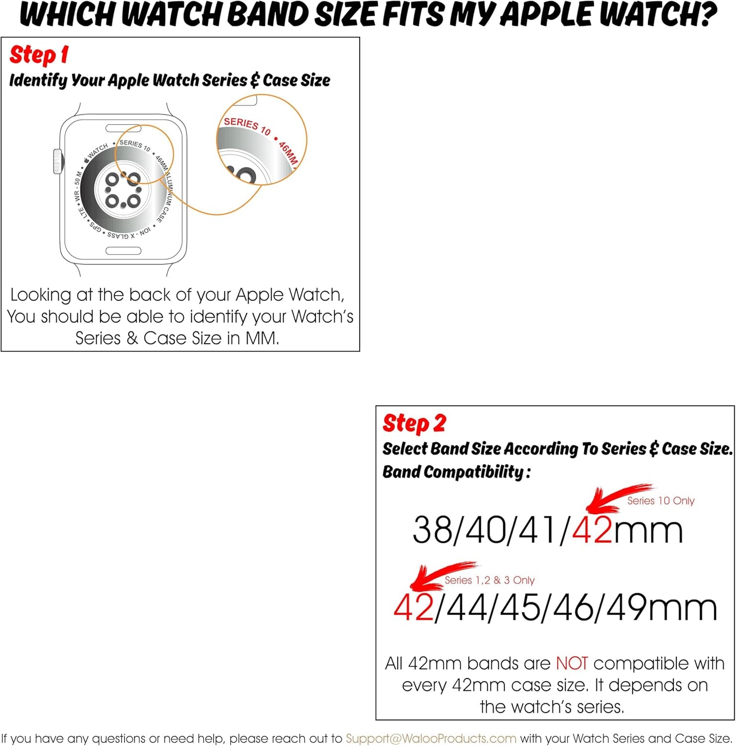 WALOO Adjustable Christmas Pattern Silicone Replacement Watch Band Compatible With Your Apple Watch Series 10/9/8/7/6/5/4/3/2/1/SE/Ultra Fits Sizes 38mm, 40mm, 41mm, 42mm, 44mm, 45mm, 46mm, 49mm