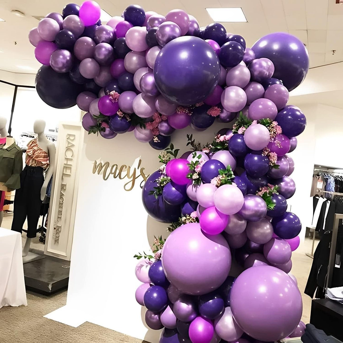 105pcs Dark Purple Balloons 12inch Party Latex Balloons for Birthday Baby Shower Halloween Wedding Valentine's Day Party Bachelorette Decorations