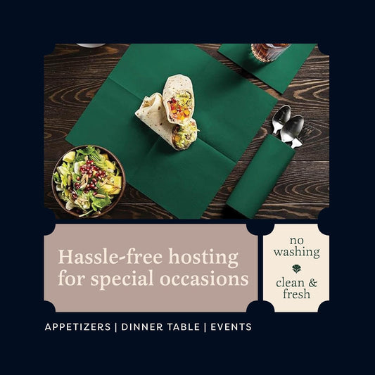 Linen-Feel Colored Cocktail Napkins - Decortive Cloth-Like BEIGE Dessert And Beverage Napkins - Soft And Absorbent. For Restaurant, Bar, Cafe, Or Event. (Pack of 200)