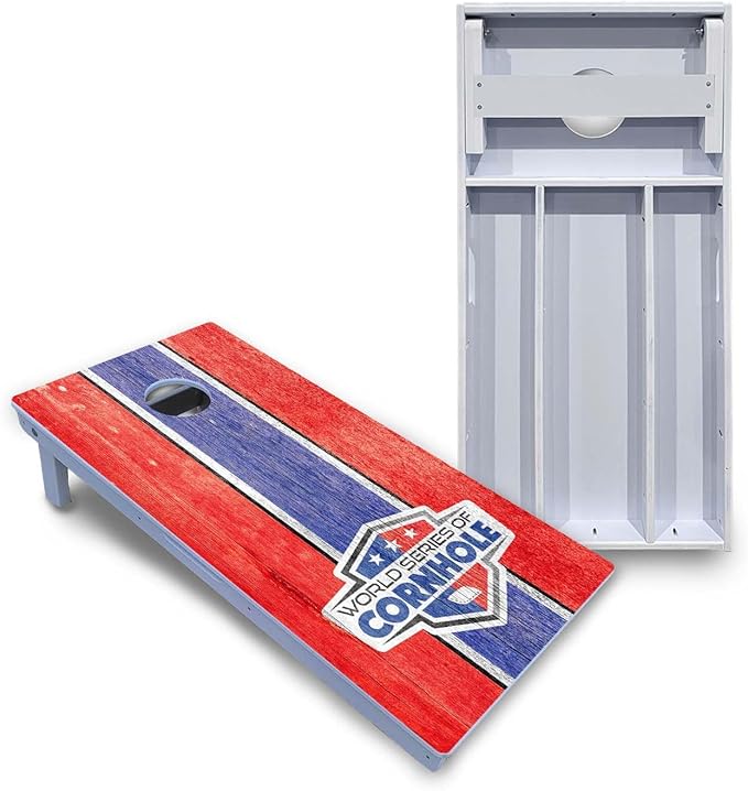 World Series of Cornhole All-Weather Cornhole Boards – Regulation 2x4 PVC Outdoor Cornhole Game Set for Backyard, Beach, Tailgate & Family Fun – Durable, Rust-Free, Tournament-Grade Boards