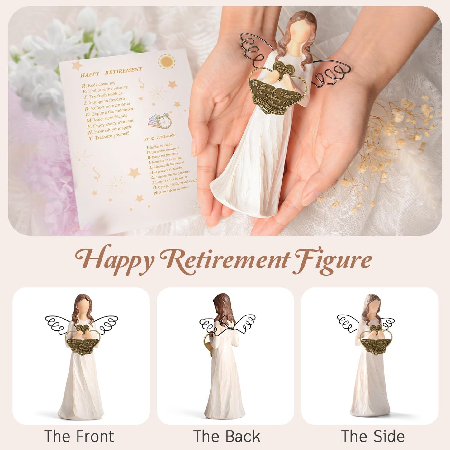 Retirement Gift for Woman 2025 - Happy Retirement Gifts for Teacher Coworker Nurses Boss Mom Grandma Sister Retirees Women Retirement Party Decorations