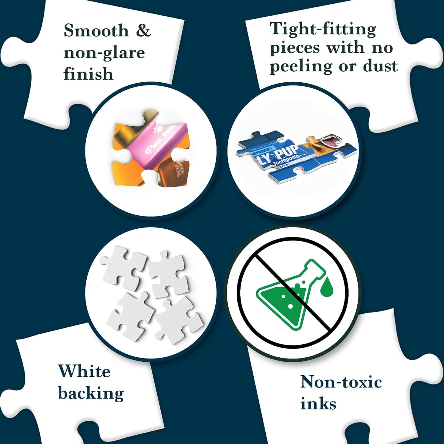 Jigsaw Puzzle 1000 Pieces - The Morning Dump, Fun for Families, Friends, Puzzle Enthusiasts, Game Nights, Includes Sorting Trays, Poster, Gifts for Dog Lovers Ages 15+, Finished Size 27.5” x 19.5"