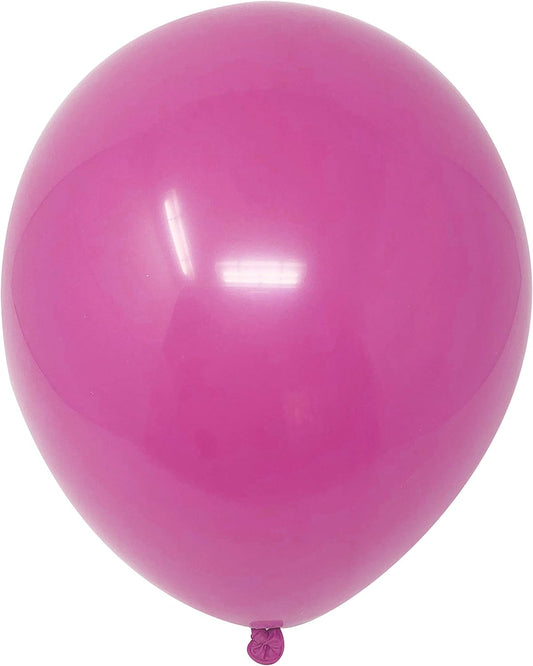 Allgala Fuchsia Balloons 50 Pack 12 Inch Helium Grade Latex Bulk Balloon Pack Ideal for Birthday, Wedding, Bridal Party Baby Shower Decorations