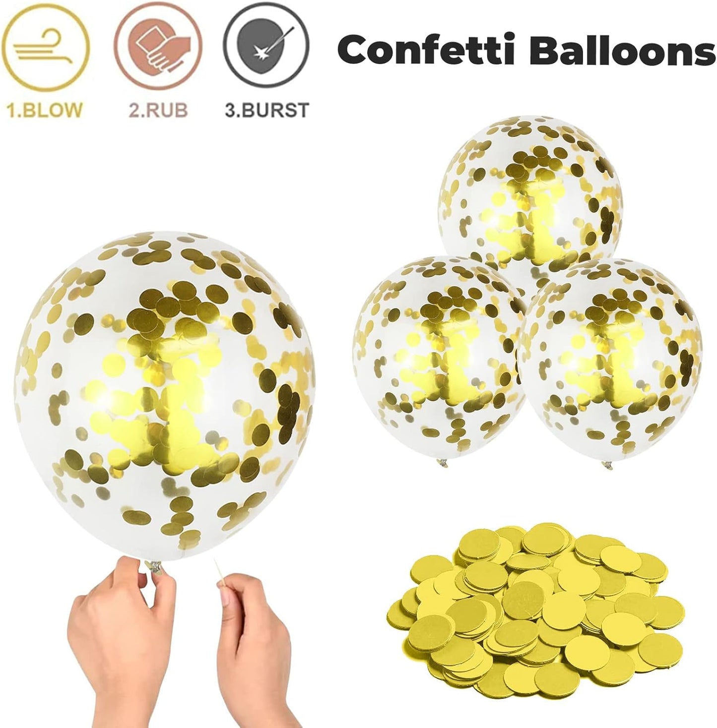 Black Gold Green Balloons for Graduation Party Decorations 60PCS 12INCH Dark Green Metallic Chrome Gold Confetti Balloon Green Gold Black Helium Latex Balloons Jungle Tropical Wild Theme Birthday