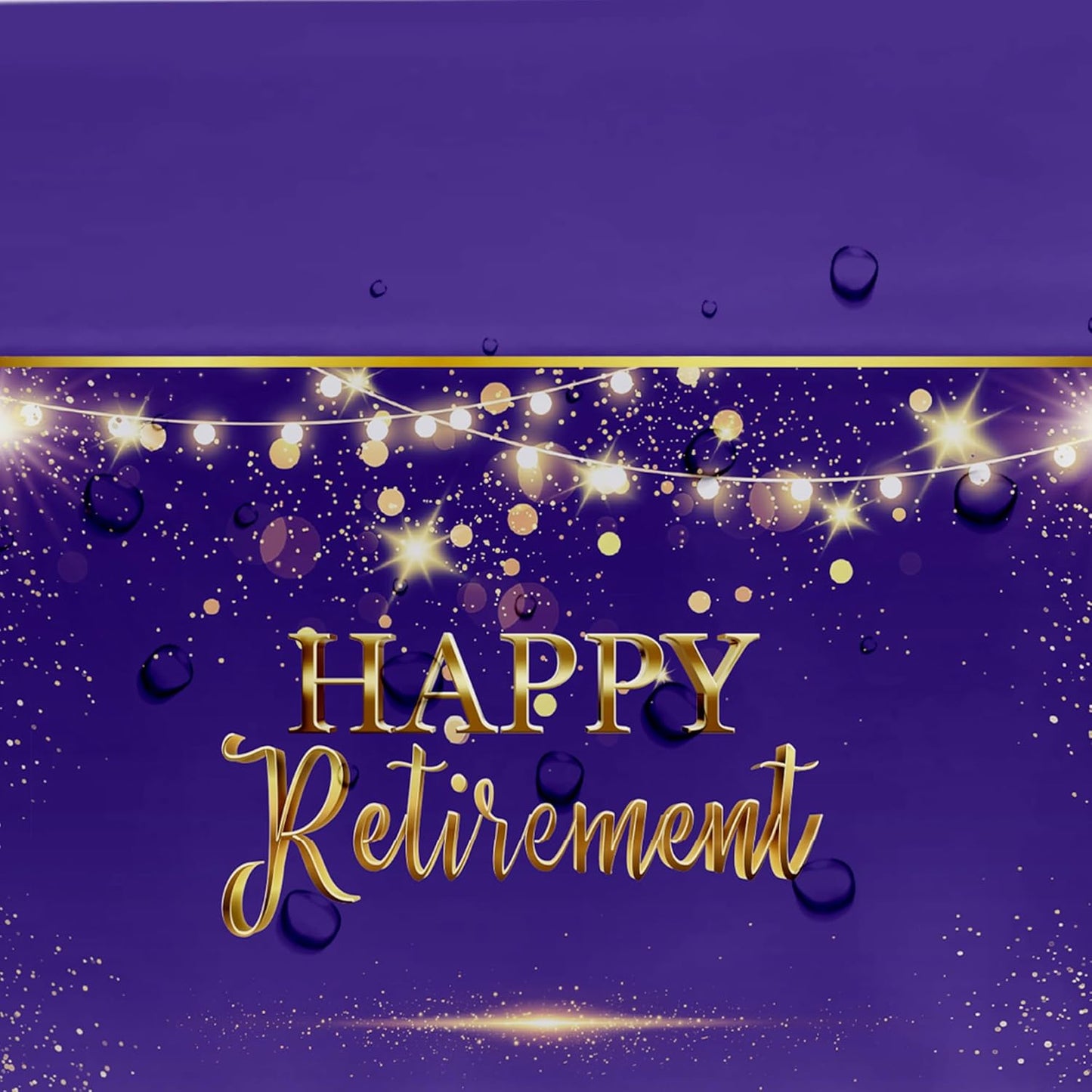 Xigejob Retirement Decorations Supplies Party Tablecloth for Women, Disposable Purple Happy Retirement Party Decorations Table Cover - 3 Pack (54in x 108in)