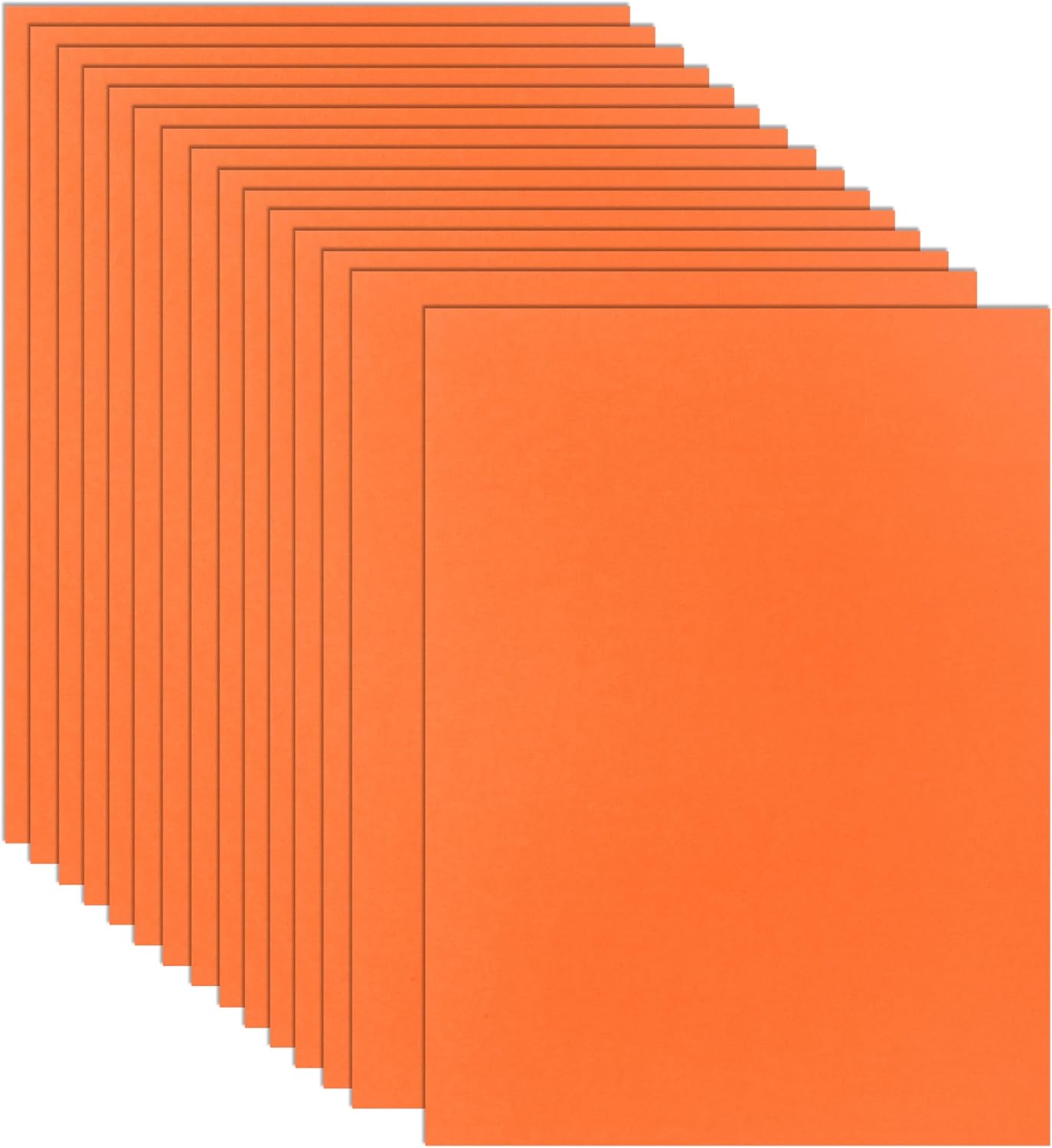 32 Sheets Orange Cardstock 8.5 x 11 for Halloween, 80lb Premium Pumpkin Color Card Stock for DIY Card Making, Halloween Decorations, School Scrapbooking, Memos