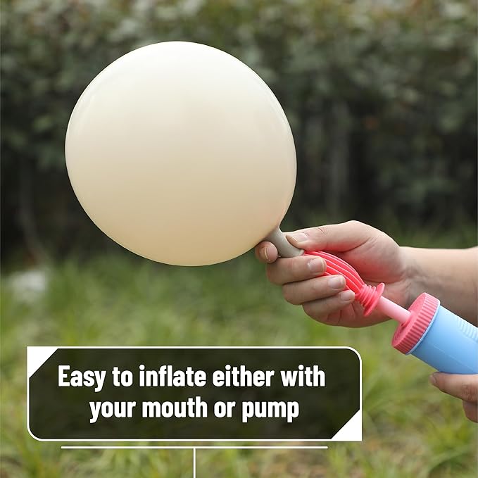 Mr. Pen- Balloons, 12 Inch, 54 Pack, Sand White, Party Balloons