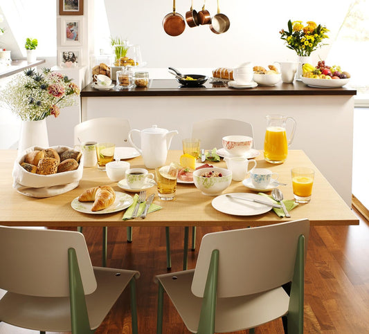 Villeroy & Boch For Me Round Vegetable Bowl, 9 in, Premium Porcelain, White