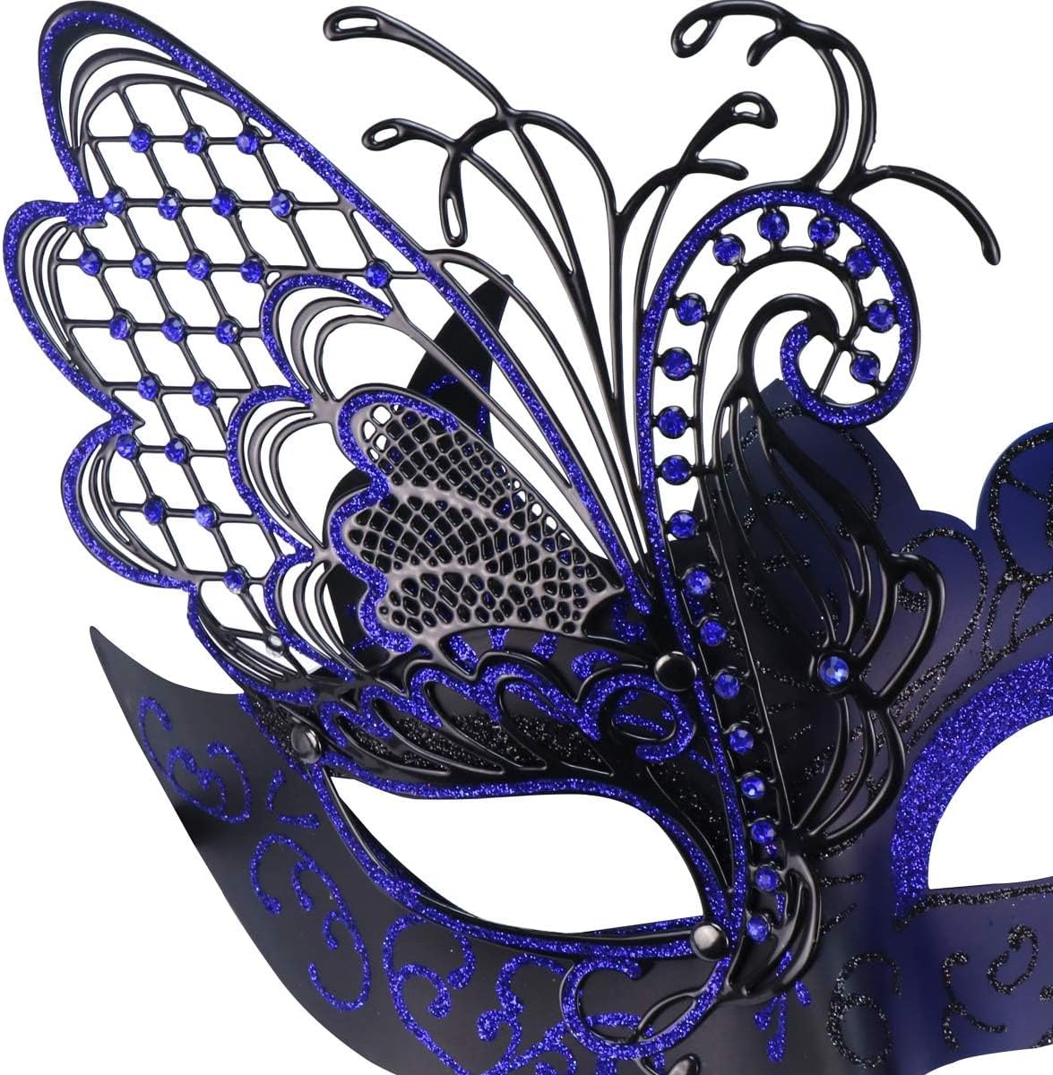 Mysterious Venetian Butterfly Lady Masquerade Halloween Party Mask Evening Prom Ball Mask Bar Costumes Accessory