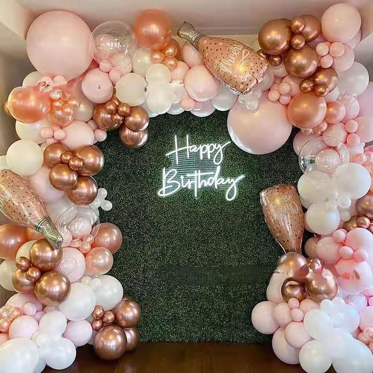 KALOR 18 inch Pastel Pink Balloons, 10pcs Thick Latex Round Helium Balloons for Birthday Family Party Wedding Party Baby Shower Decoration Supplies