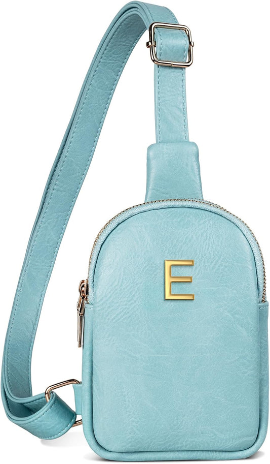 Birthday Gifts for 5 6 7 8 9 10 11 12 Year Old Girls, Initial Crossbody Bag for Girls, Tween Girls Trendy Stuff, Mini Sling Bag for Travel, Teen Girl Gifts Trendy Stuff, Small Everyday Bags