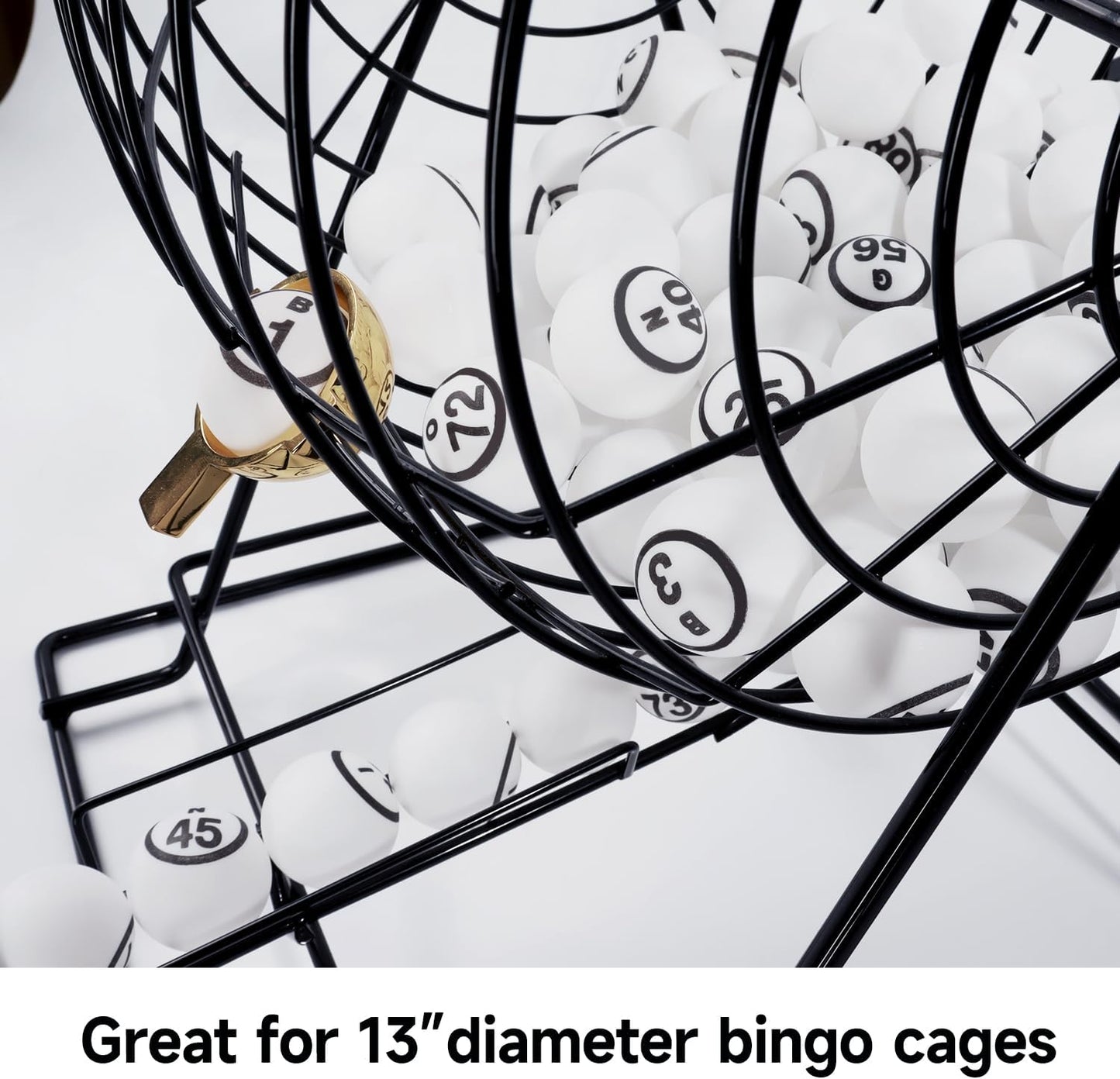 GSE Games & Sports Expert 1.5" Bingo Balls - Ping Pong Size Balls for Large Bingo Cage, Bingo Calling Balls for Parties, Prize Raffles, Family Game Nights