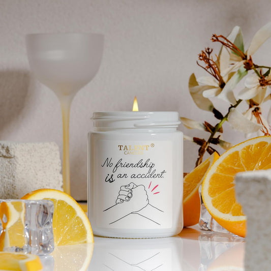 Champagne Cassis & Honey Scented Candle - Funny Birthday Gifts for Women & Men Friends
