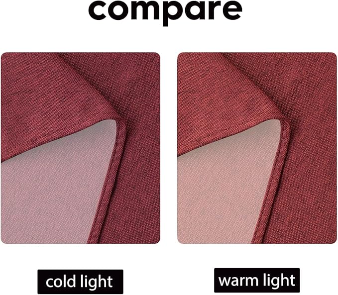 Artoid Mode Dark Red Table Runner, Seasonal Christmas Valentine's Washable Kitchen Dining Table Decoration for Home Party Decor 13x60 Inch