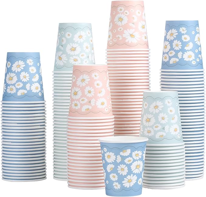 Lamosi 3 oz Bathroom Cups 300 Pack, 3 oz Paper Cups, Mouthwash Cup, Mini Paper Cup for Parties, Picnics, Barbecues, Travel and Events