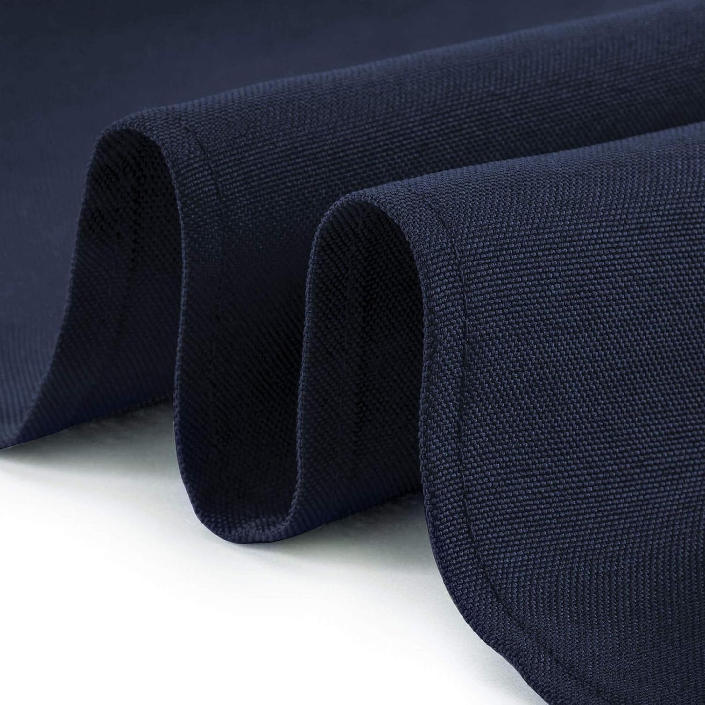 Lann's Linens - 70" x 120" Premium Tablecloth for Wedding/Banquet/Restaurant - Rectangular Polyester Fabric Table Cloth - Navy Blue