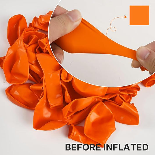 PartyWoo Orange Balloons 85pcs Different Sizes of 18 12 10 5 Inch Matte Fall Balloon Arch Kit Garland for Thanksgiving Halloween Little Cutie Baby Shower Birthday Party Decorations Orange-Y9