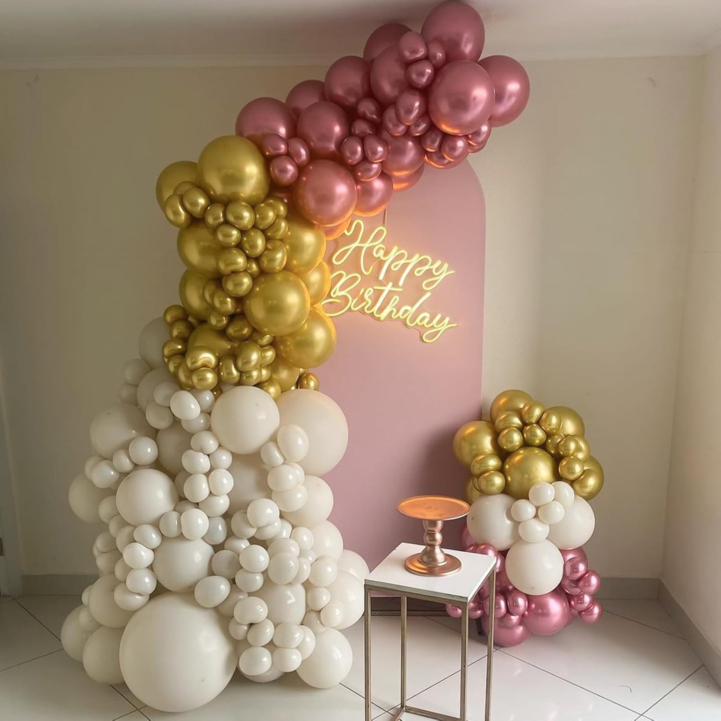 Beige Balloons - 12 inch 100pcs Latex - Cream Balloons with 2 Ribbons, Neutral Ivory for Birthday Party, Boho Wedding, Bridal Shower, Baby Shower Decorations
