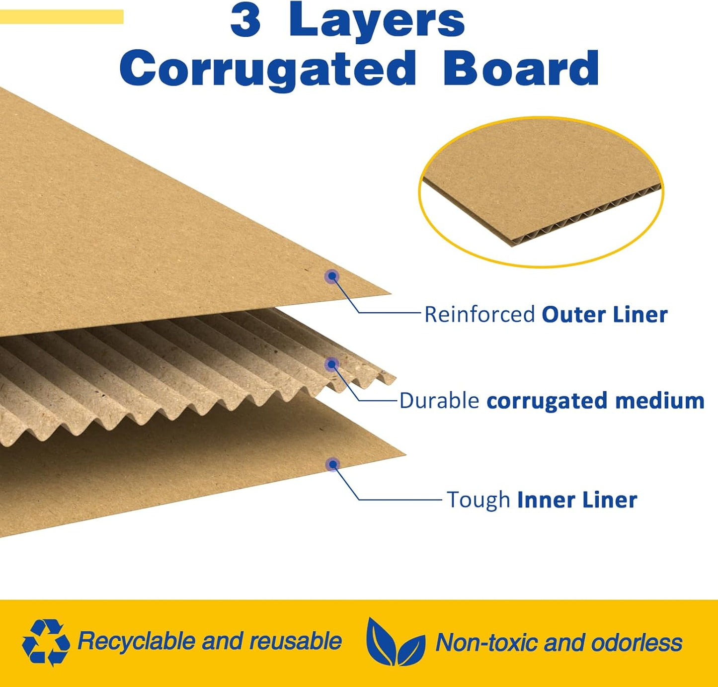 30 Pack 6x6x4 inches Small Shipping Boxes Brown Corrugated Cardboard Boxes for Packing, Mailing, Moving, Business