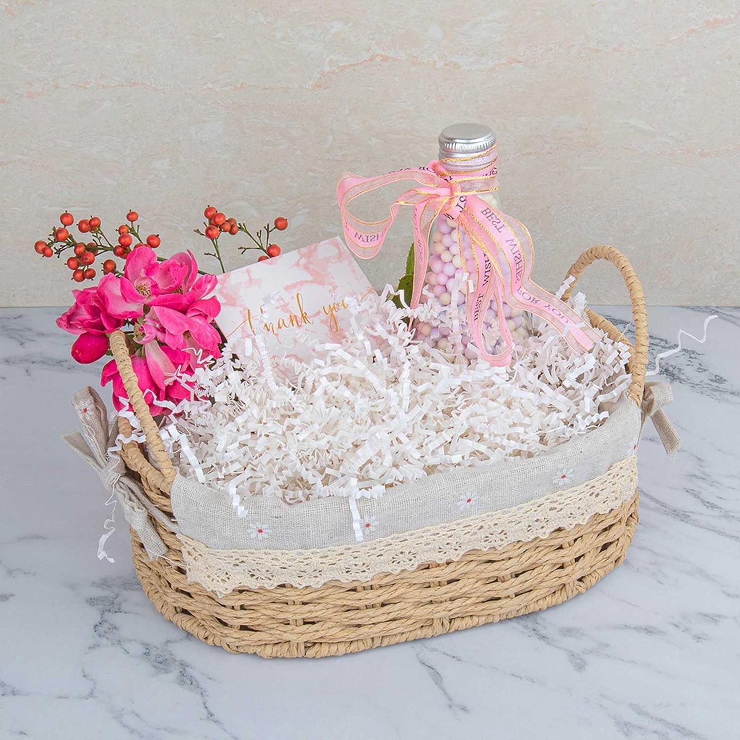 Caleihd 1/2 LB Crinkle Cut Paper Shredded Filler Paper for Gift Baskets Gift Box Confetti Paper Shreds Decoration Stuffing for Birthday, Weddings, Anniversaries, Christmas Wrapping White