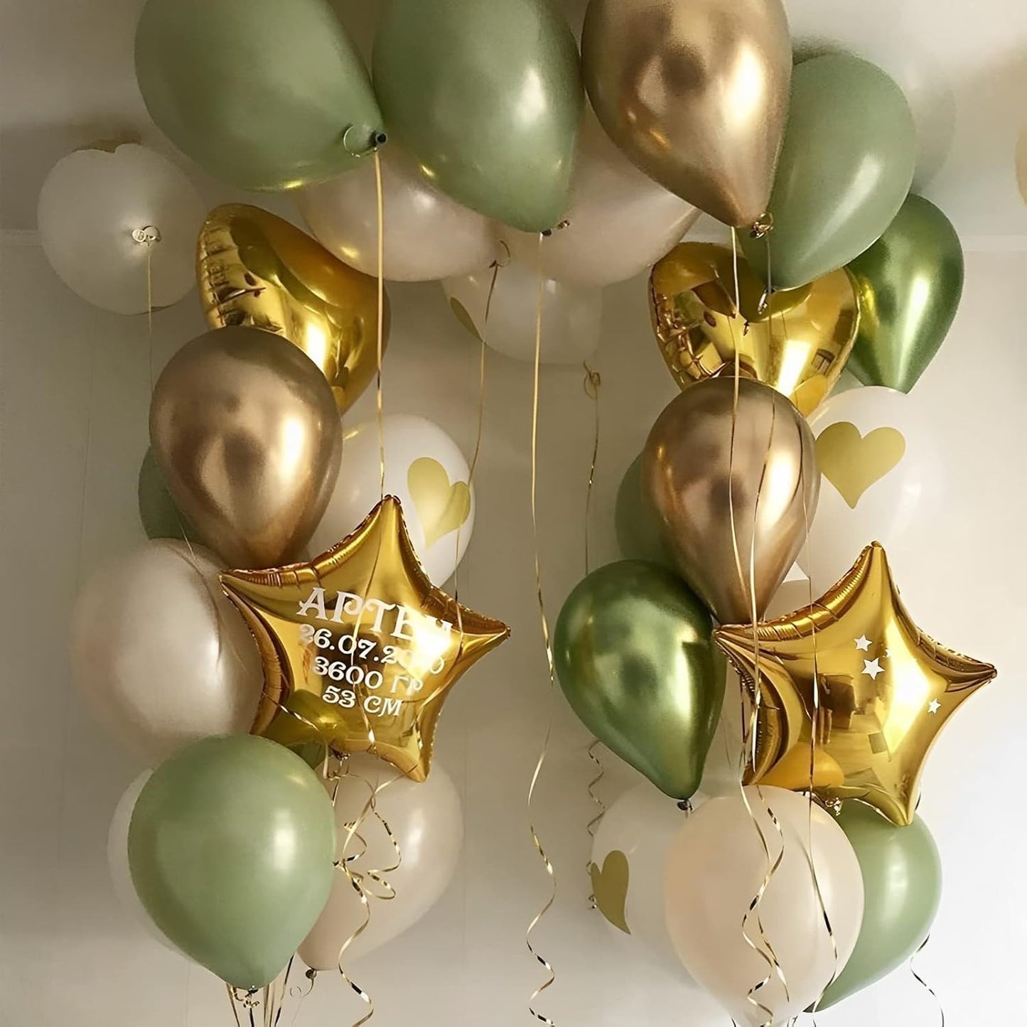 105pcs Sage Green Balloons 12inch Olive Green Balloons for Birthday Graduation Baby Shower Wedding Anniversary New Year Party Decorations