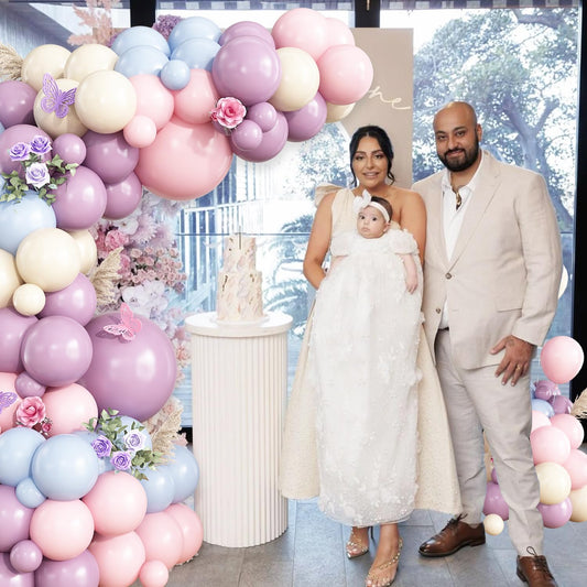 Pink Blue Purple Balloon Garland Arch Kit, 148Pcs Pastel Nude Balloons Arch Kit for Baby Shower Wedding Bridal Shower Floral Birthday Party Decorations