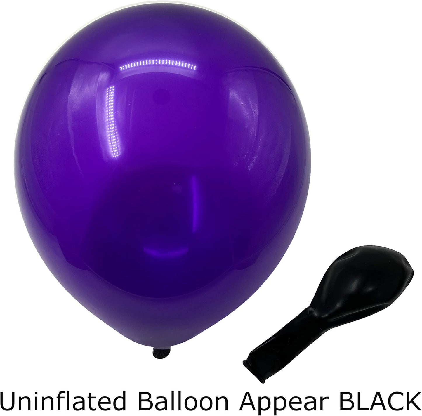 Allgala Deep Purple Balloons 100 Pack 12 Inch for Parties | Helium Grade Bulk Balloon Pack for Birthday Party Decorations, Baby Wedding and Bridal Showers, Christmas Party | Color Balloons for Events