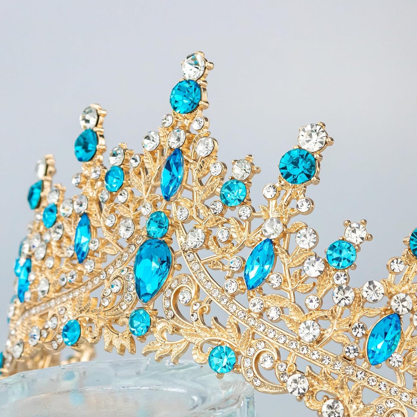 Tiaras and Crowns for Women Crystal Princess Tiaras Rhinestone Queen Crowns For Wedding Bridal Birthday Prom Pageant Party (Tiara 100)