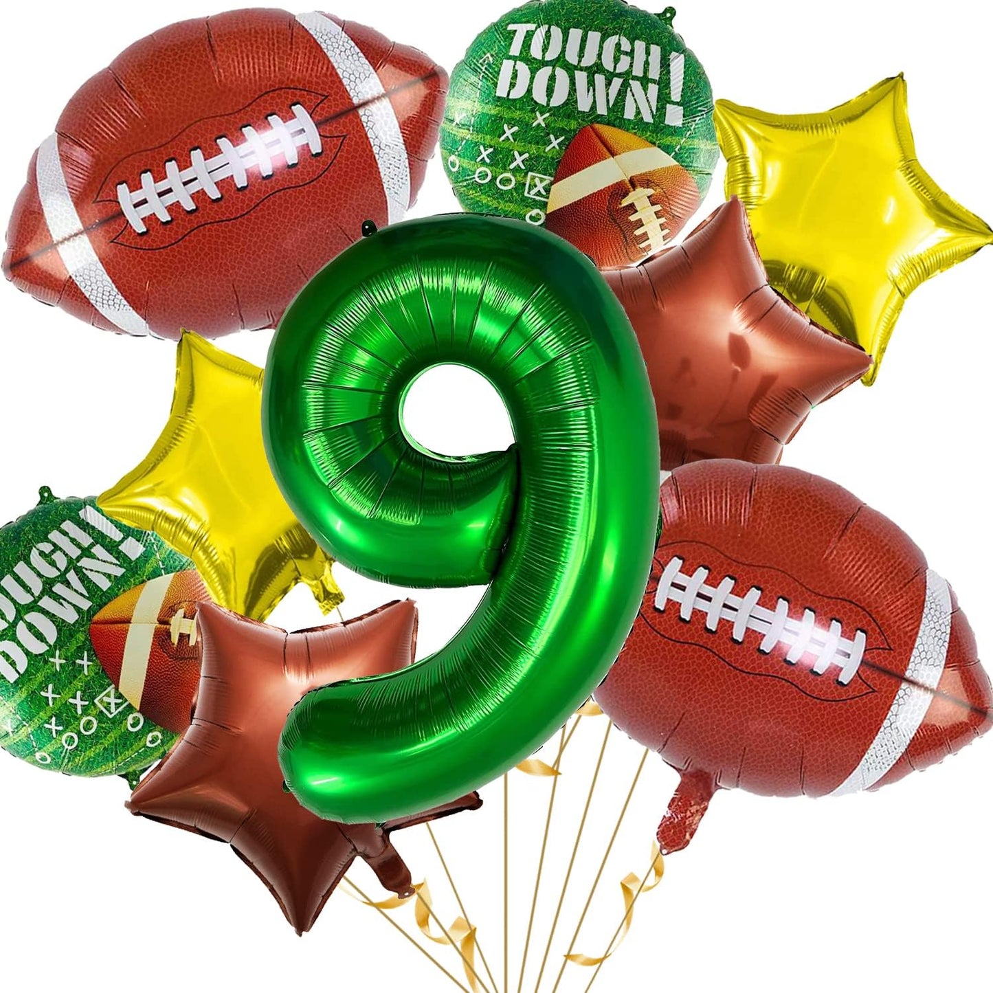 Football Balloons Set Football Birthday Party Decorations Football Touchdown Sports Theme Birthday Party Decoration, Tailgate Game Day Football Theme Supplies Birthday Party Decorations