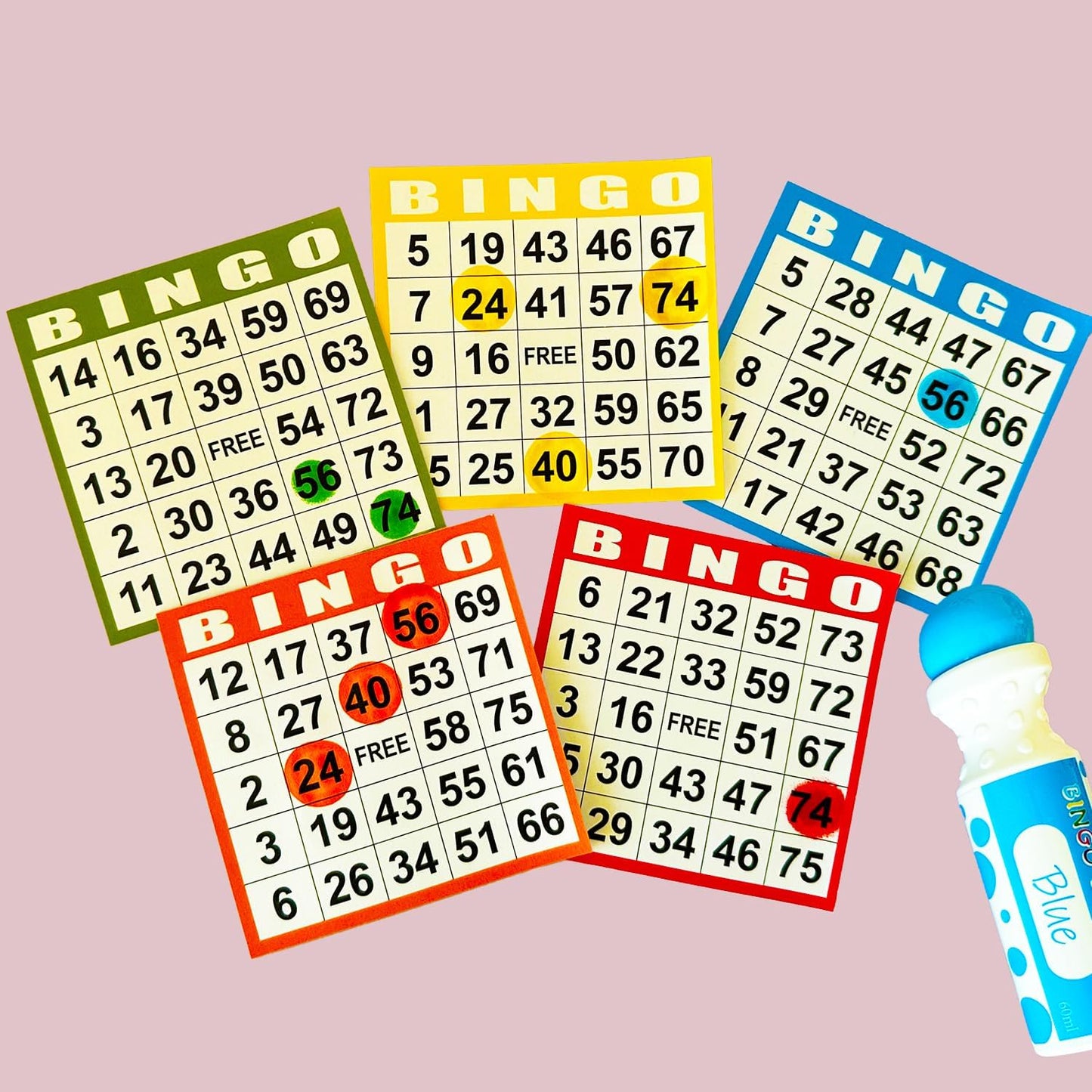 SEETOOOGAMES Bingo Daubers Dot Markers - Mixed Colors Set of 12 Pack - for Toddler Arts and Crafts