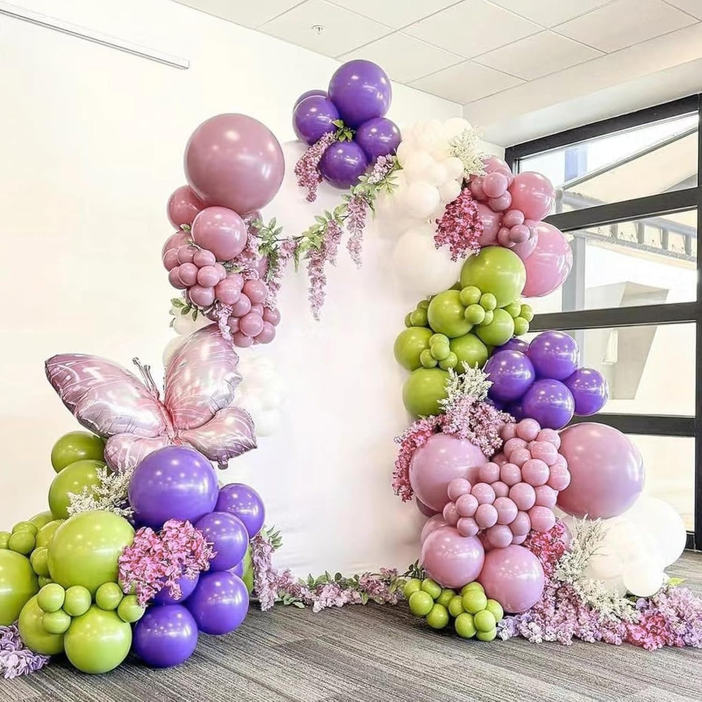 Taro Purple Balloons, Scmdoti Taro Purple Balloons Different Sizes 18 12 10 5 Inches, Purples Balloon Garland Arch for Birthday Baby Shower Graduation Wedding Anniversary Party Decorations(TaroPurple)