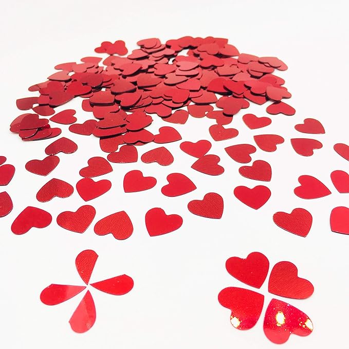 Confetti Heart Confetti Party Decoration Table Confetti for Valentine's Day Dating Wedding Festival Anniversary Party Favor