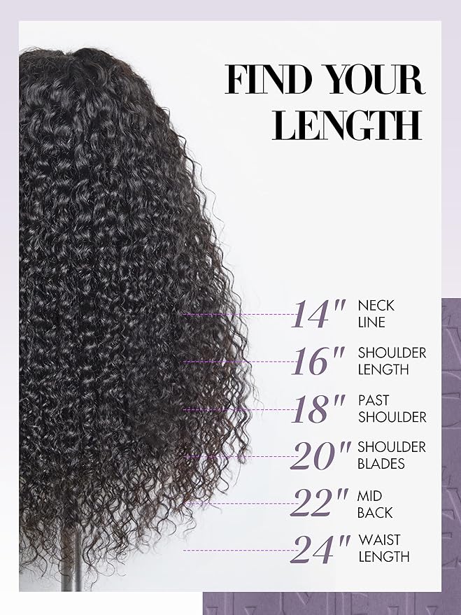 LUVME Burmese Curly Clip in Hair Extensions Real Human Hair Messy Curly Clip Ins Fullness with 2 Pack for Women Brazilian Remy Human Hair Natural Black 135g 14Inch