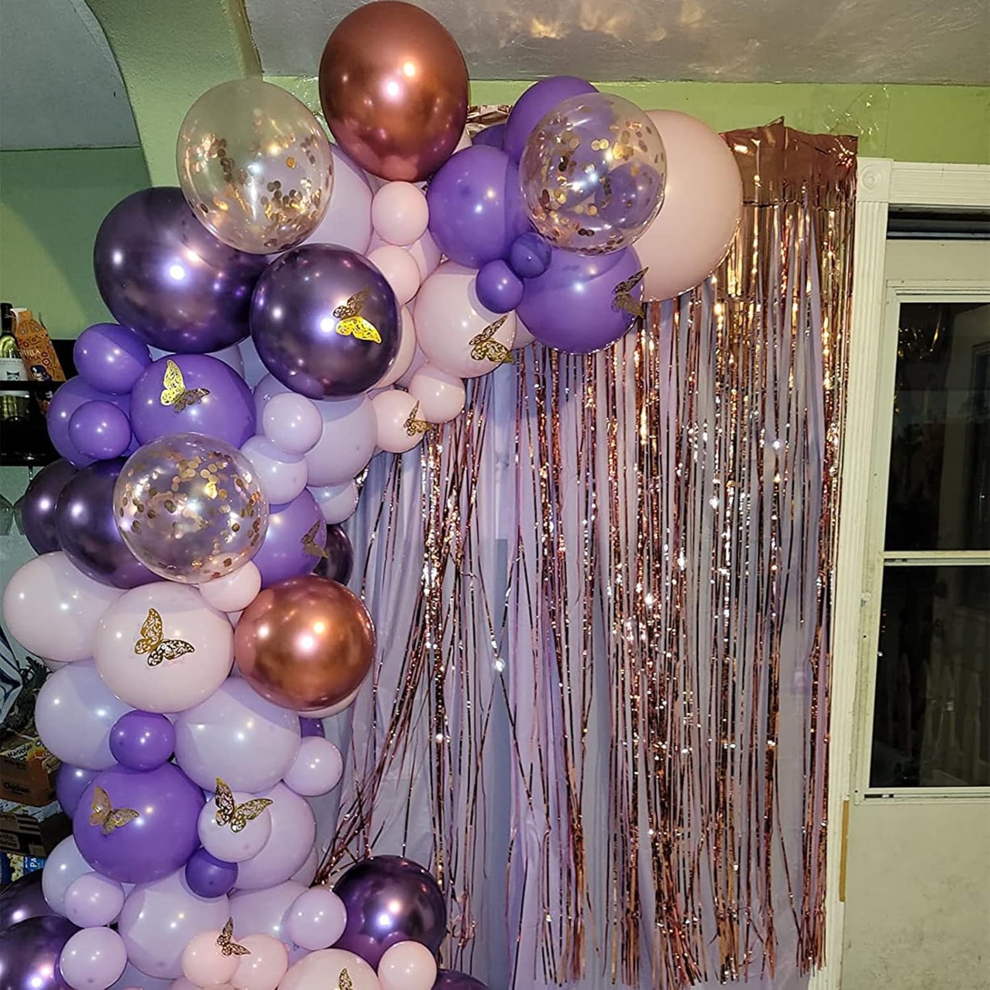 Pink and Purple Balloons Metallic Purple Pink Red Balloons for Butterfly Birthday Party Decorations Pastel Latex Balloon 12inch 60pcs Balloon Bridal Shower Bachelorette Engagement