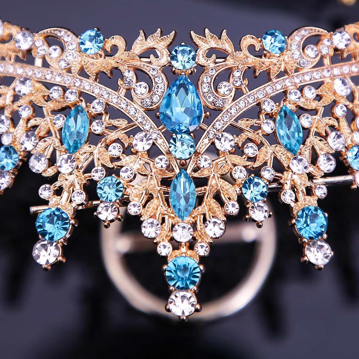 Kamirola Crystal Crowns and Tiaras Headband for Girl or Women Birthday Party Wedding Prom Bridal Halloween Christmas （TR19）