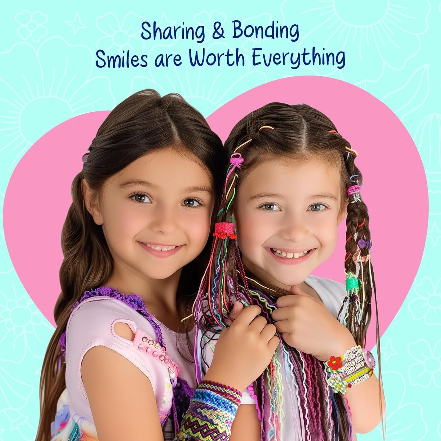 Bracelet Making Kit for Girls - Friendship Bracelet Kit - Christmas Gifts for Ages 6 7 8 9 10 11 12 Year Old Girl Birthday Gifts, Arts and Crafts for Kids Ages 8-12 Teen Bracelets DIY Maker Light Blue