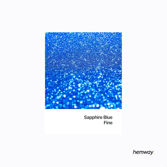 Hemway Biodegradable Glitter Eco Friendly - 100g/3.5oz Bio Cosmetic Safe Sparkle Vegan for Face Eyeshadow Body Hair Festival Makeup Craft - Fine (1/64" 0.015" 0.4mm) - Sapphire Blue