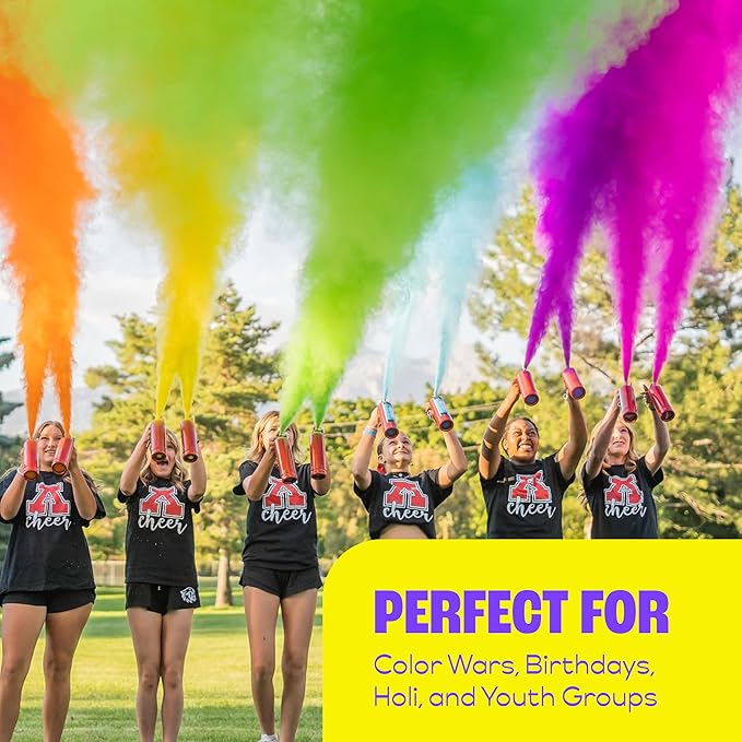 Chameleon Colors Color Blasters, Gender Reveal Fire Extinguisher, Gender Reveal Smoke Bombs, Powder Cannon, Smoke Blaster, War and Holi Color Blaster