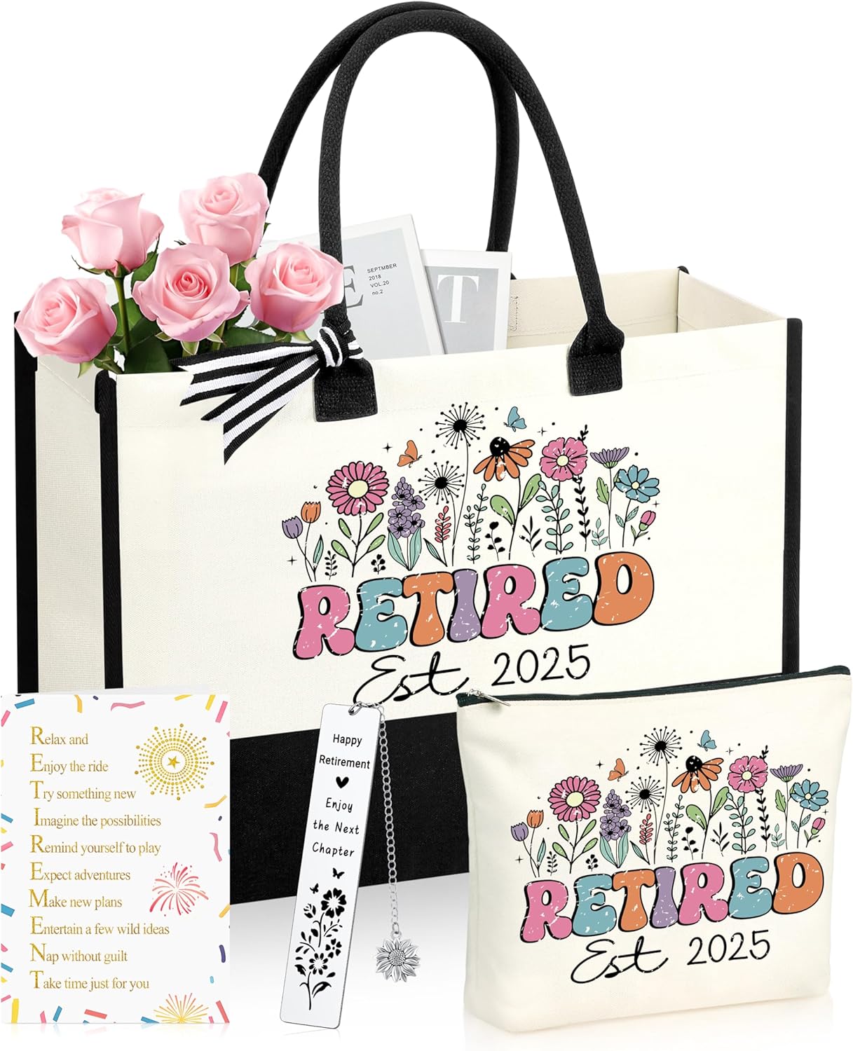 Retirement Gift for Woman, 2025 Cool Retired Gifts for Teacher Nurse Boss Coworker Best Friend, Unique Retirement Gifts for Women, Retired Gift Ideas Christmas Gifts
