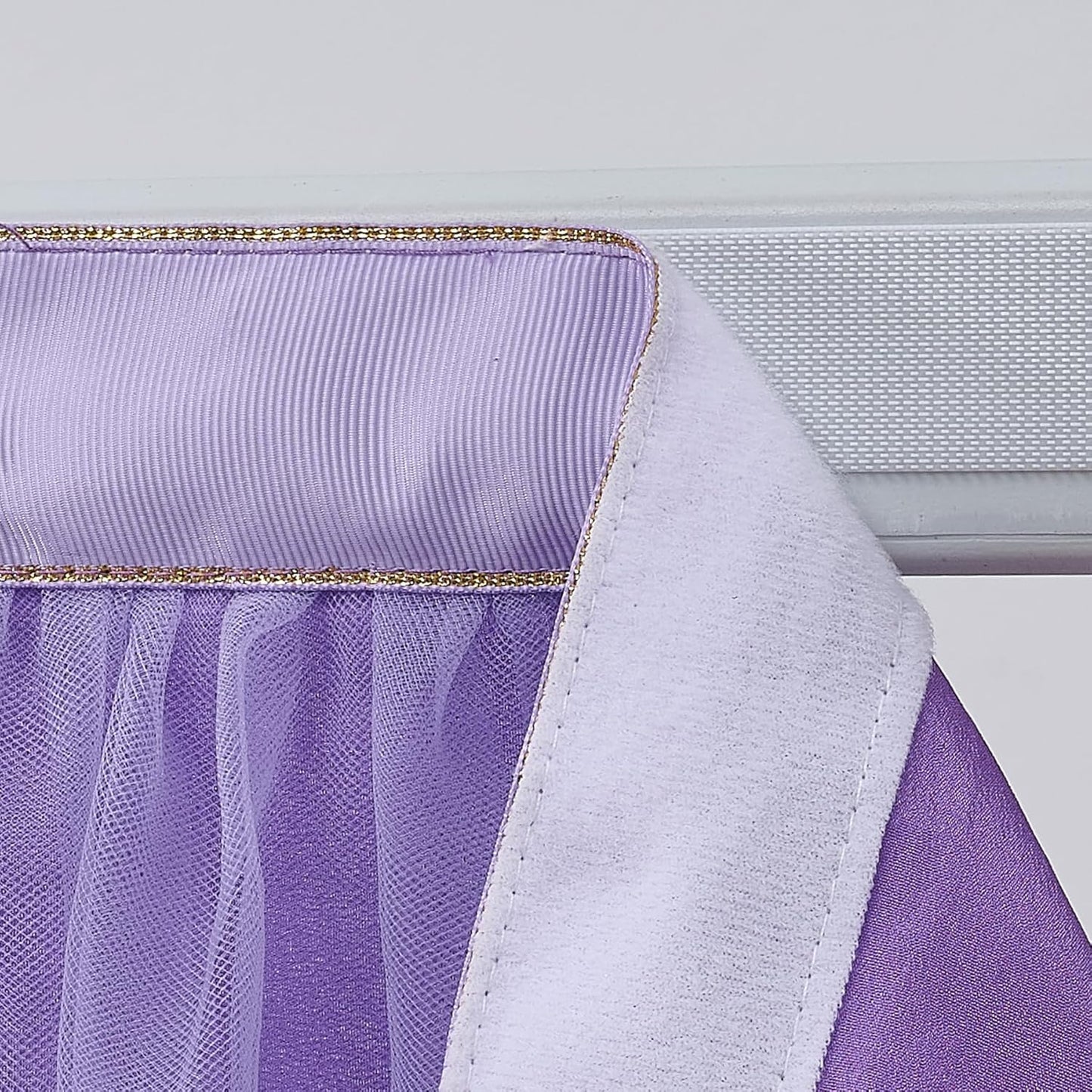 Suppromo 6ft Purple Table Skirt for Baby Shower Girl Tulle Tutu Table Skirt Rectangle Purple Table Cloth for Parties Butterfly Mermaid Birthday Wedding Cake Dessert Desk Skirt Decorations