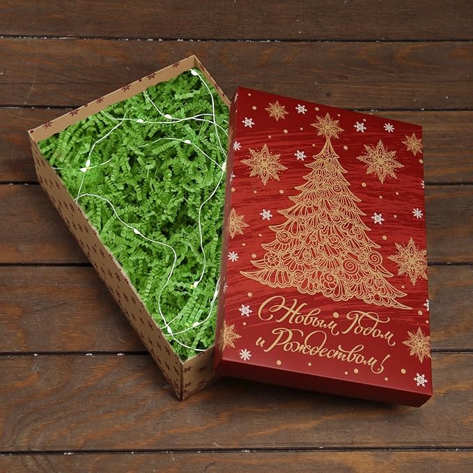 Tisspoms Parrot Green Crinkle Cut Paper Shred Filler, 2 LB Basket Filler Shredded Paper, Confetti Stuffing for Basket Filling, Halloween, Christmas, Birthdays, Gift Wrapping, Stuffer Party Supplies