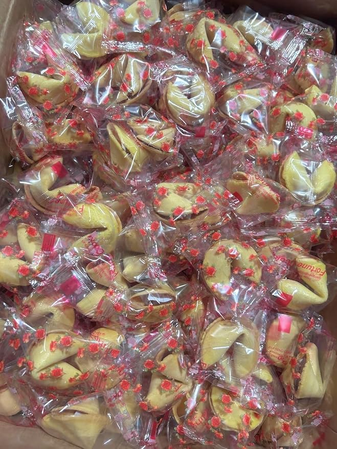 Fortune Cookies | Individually Wrapped Fortune Cookies for Christmas, Parties, Weddings, Events, and Celebrations with Fun Fortunes Multiple options Pack (75 Pack)